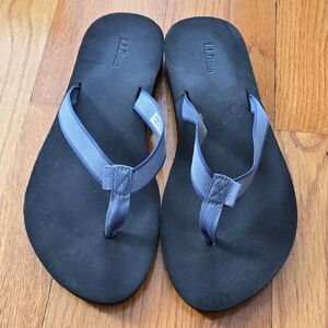 L.L. Bean Black and Blue Sandals
